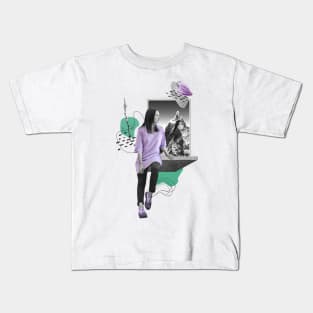 Winter Girl Kids T-Shirt